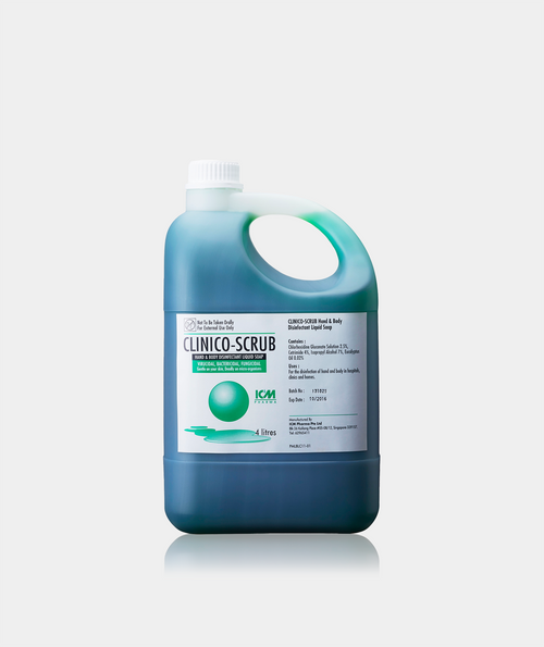 Clinico-Scrub Hand & Body Disinfectant Liquid Soap
