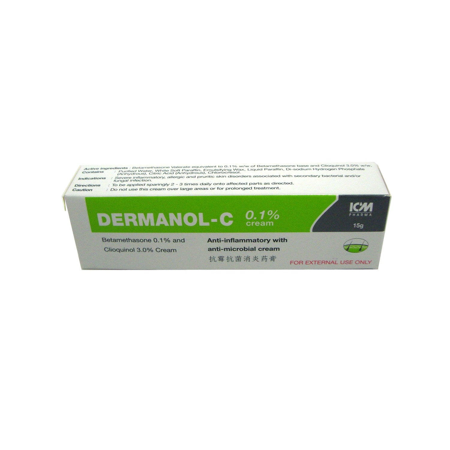 Dermanol-C 0.025%, 0.05% And 0.1% Cream