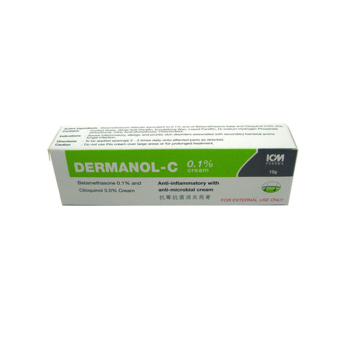 Dermanol-C 0.025%, 0.05% And 0.1% Cream