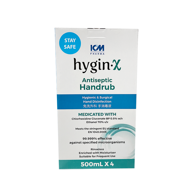 Hygin-X Antiseptic Handrub – Family Pack – ICM Pharma