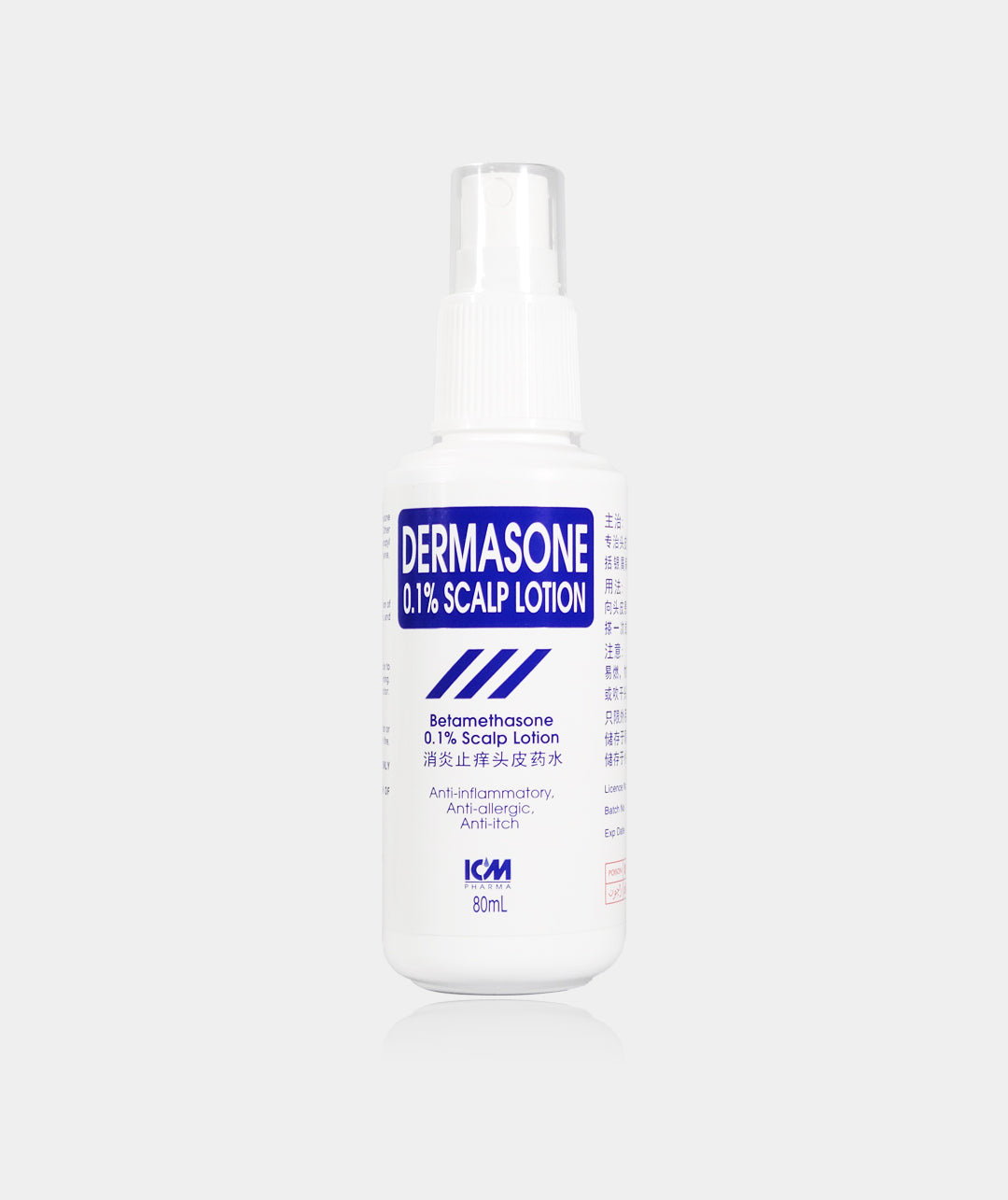 Dermasone 0.1% Scalp Lotion