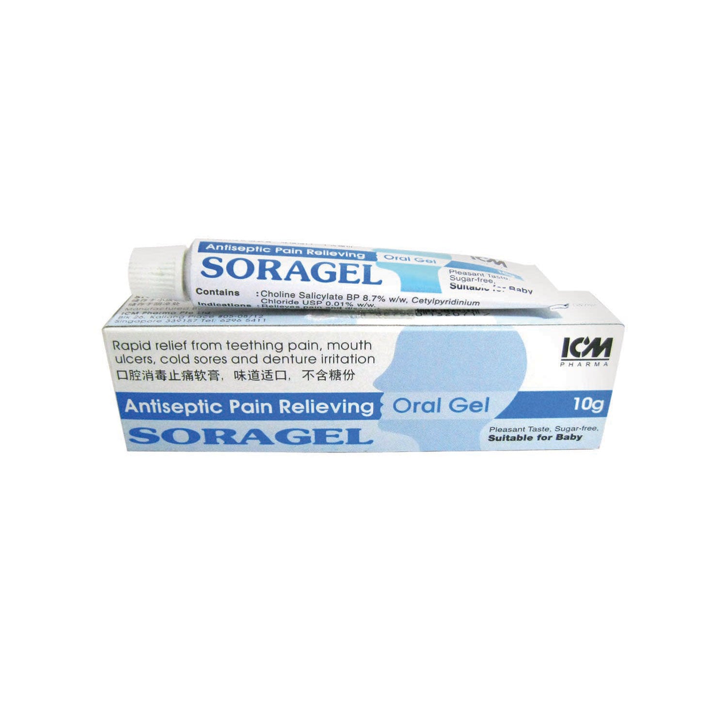 Soragel Antiseptic Pain Relieving Oral Gel
